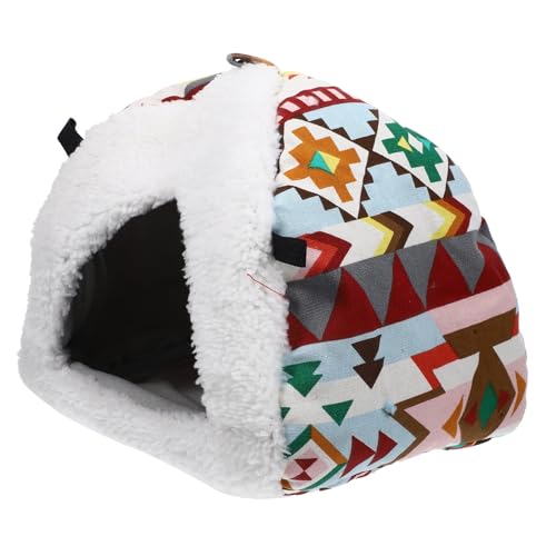 UPKOCH Hamster Hängematte für Kleintiere Warmes Schlafhaus aus Großes Hamsterversteck mit Atmungsaktivem Design für Hamster Ratten und Chinchillas im Winter von UPKOCH