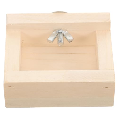 UPKOCH Hamster Holz Futternapf für Kleintiere Wassernapf und Futterhalter aus Hochwertigem Holz für Hamster Meerschweinchen Reinigen Langlebig und Sicher UPKOCH Hamster Holz Futternapf für Kleintiere Wassernapf und Futterhalter aus Hochwertigem Holz für Hamster Meerschweinchen Reinigen Langlebig und Sicher von UPKOCH