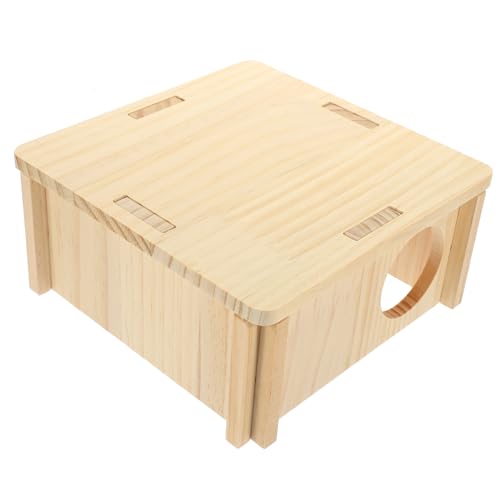 UPKOCH Hamster Holzhaus Nagerhaus aus Sicherem Holz mit Großem Versteck und Spielplattform Geeignet für Hamster Meerschweinchen und Chinchillas Geruchsneutral und Leicht zu Reinigen UPKOCH Hamster Holzhaus Nagerhaus aus Sicherem Holz mit Großem Versteck und Spielplattform Geeignet für Hamster Meerschweinchen und Chinchillas Geruchsneutral und Leicht zu Reinigen von UPKOCH