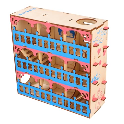 UPKOCH Hamster Holzlabyrinth Tunnel für Kleintiere Pet Wooden Maze Kauspielzeug Trainingsspielzeug für Hamster und Mäuse Fördert Bewegung und Beschäftigung Langlebig und Sicher UPKOCH Hamster Holzlabyrinth Tunnel für Kleintiere Pet Wooden Maze Kauspielzeug Trainingsspielzeug für Hamster und Mäuse Fördert Bewegung und Beschäftigung Langlebig und Sicher von UPKOCH