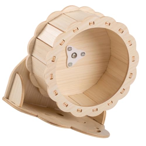 UPKOCH Hamster Holzlaufrad Silent Gerbils Wheel Kleintier Übungsrad mit Wolkenständer für Hamster Eichhörnchen Igel Mäuse Kleintiere Fitnessspielzeug UPKOCH Hamster Holzlaufrad Silent Gerbils Wheel Kleintier Übungsrad mit Wolkenständer für Hamster Eichhörnchen Igel Mäuse Kleintiere Fitnessspielzeug von UPKOCH