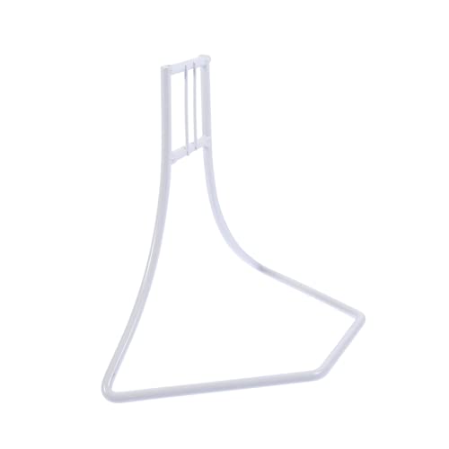 UPKOCH Hamster Laufrad Halterung aus Eisen Stabile Laufstall Halterung für Laufräder bis Leicht und Langlebig Weiß Geeignet als Kleintier Zubehör von UPKOCH