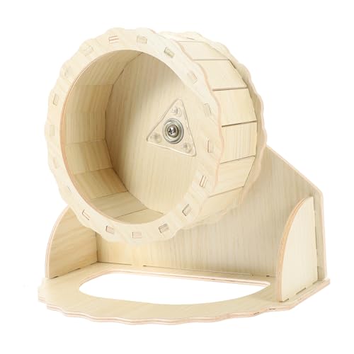 UPKOCH Hamster Laufrad aus Hochwertigem Holz mit Stabilem Halterung Kleintier für Hamster Eichhörnchen Igel Fitnessrad zur Gesunden Bewegung und Aktivität UPKOCH Hamster Laufrad aus Hochwertigem Holz mit Stabilem Halterung Kleintier für Hamster Eichhörnchen Igel Fitnessrad zur Gesunden Bewegung und Aktivität von UPKOCH