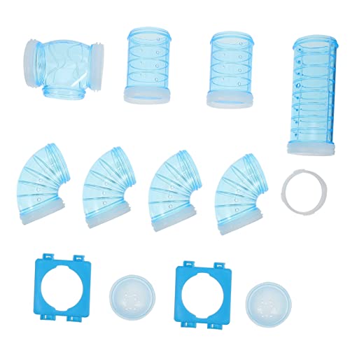 UPKOCH Hamster Röhren Set Teilig DIY Tunnel für Hamsterkäfig Langlebige Kunststofftunnel Anpassbare Formen Sicheres für Nagetiere für Hamster und Kleintiere von UPKOCH