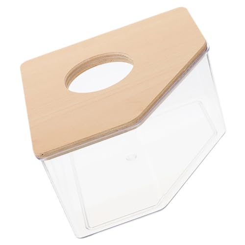 UPKOCH Hamster Sandbad Box Transparent Kleintier Sandbad Behälter für Meerschweinchen Chinchilla Rennmäuse mit Lüftungsschutz für Saubere Fellpflege von UPKOCH