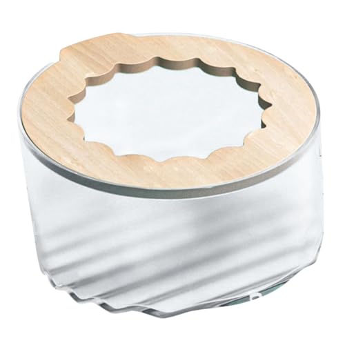 UPKOCH Hamster Sandbad Box Transparent mit Deckel Kleintier Badewanne für Hamster und Ratten Sanitär Badetopf für Haustiere Badezimmer Zubehör von UPKOCH