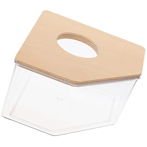 UPKOCH Hamster Sandbad Box Transparente Sandbad Container für Chinchilla Meerschweinchen und Rennmäuse mit Holzdeckel zu Reinigen für Nagerpflege UPKOCH Hamster Sandbad Box Transparente Sandbad Container für Chinchilla Meerschweinchen und Rennmäuse mit Holzdeckel zu Reinigen für Nagerpflege von UPKOCH