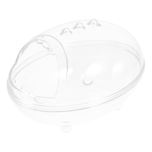 UPKOCH Hamster Sandbad Box aus Transparentes Badezimmer Zubehör für Hamster Mäuse und Meerschweinchen Mittlere Leicht zu Reinigen und Spritzwassergeschützt für Kleintierpflege von UPKOCH