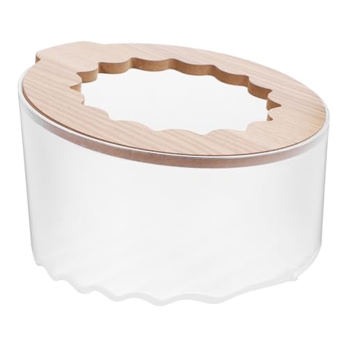 UPKOCH Hamster Sandbad Container Badezimmer und Toilette für Kleine Haustiere Transparenter Kleintier Badepool mit Robustem Material Vielseitig Nutzbar für Hamster Mäuse Chinchillas von UPKOCH