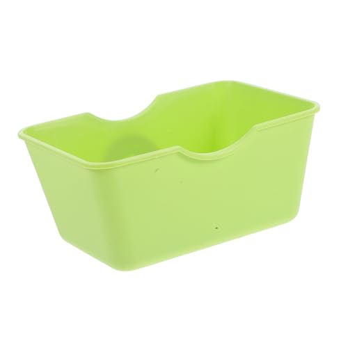 UPKOCH Hamster Toilette Hamster-schlafmattennest Hamsterbad Kleine Katzentoilette Hamster Verstecken Hamsterversteck Toilettenfigur Chinchilla-hütte Lebensraum Für Ratten Abs Light Green von UPKOCH