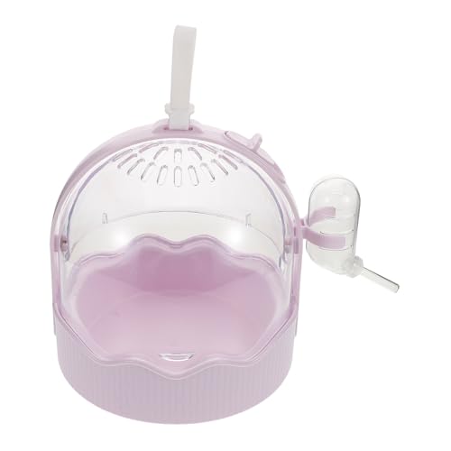 UPKOCH Hamster Transportkäfig Tragbar mit Wasserflasche Kleintier Reiseträger für Zwerghamster und Rennmäuse Atmungsaktive Tragetasche für Kleine Haustiere Langlebig und Komfortabel von UPKOCH