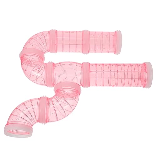 UPKOCH Hamster Tunnel Set Teiliges Modulspielzeug für Kleintiere Erweiterbare Plastikröhren Hamsterkäfig Zubehör für Bewegungsfreiheit und Spielspaß von UPKOCH