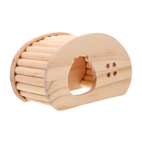 UPKOCH Hamster Versteck Aus Holz Für Kleine Haustiere Gemütliches Schlafhaus Für Hamster Und Andere Kleintiere Als Haustierkäfigspielzeug von UPKOCH