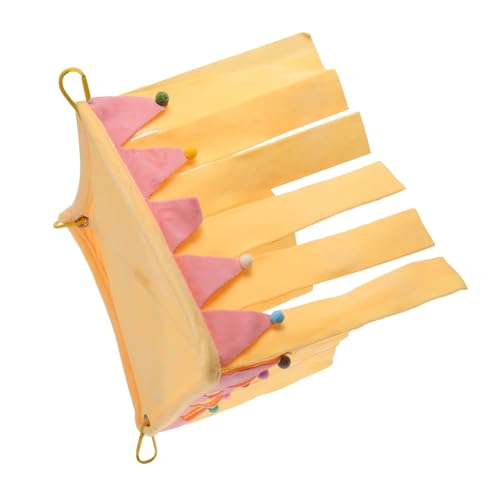 UPKOCH Hamster Versteck Hängematte für Kleintiere Gemütliches Eckhäuschen aus Langlebiges Versteckbett für Hamster Meerschweinchen Kaninchen Chinchilla Frettchen Ganzjährig Nutzbar Gelb S UPKOCH Hamster Versteck Hängematte für Kleintiere Gemütliches Eckhäuschen aus Langlebiges Versteckbett für Hamster Meerschweinchen Kaninchen Chinchilla Frettchen Ganzjährig Nutzbar Gelb S von UPKOCH