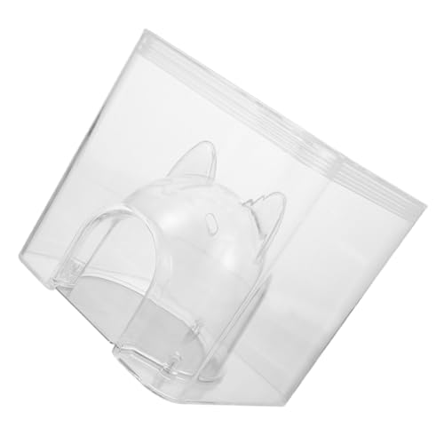 UPKOCH Hamster Versteck Selbstkühlendes Nest Für Kleintiere Transparentes Mit Eisfach Für Hamster Und Chinchillas von UPKOCH