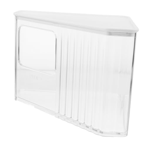 UPKOCH Hamster behandelt hamsterzubehör Hamster Toilette Hamsterbadewanne Nagerbadewanne Kleintier Toilette Sandbadeplatz für Hamster Zubehör für Hamsterkäfige Rattenstreu Abs Transparent von UPKOCH