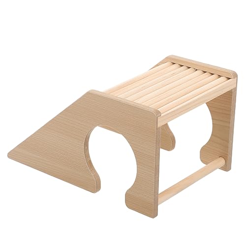 UPKOCH Hamsterleiter Aus Holz Für Kleintiere Hamster Rennmäuse Mäuse Spielzeug Hamsterkäfig Zubehör Natürliche Und Sichere Materialien Multifunktionales Kletter Und von UPKOCH