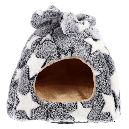 UPKOCH Hamsterhaus Wärmendes Kleintierbett Kuscheliges Nest mit Baumwollfüllung für Hamster Chinchilla Kaninchen Winterversteck für Kleine Haustiere von UPKOCH