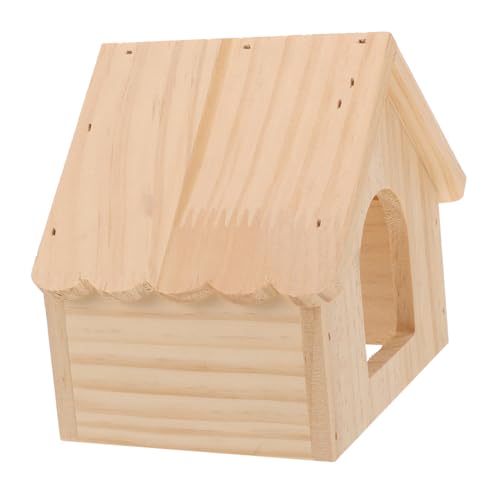 UPKOCH Hamsterkäfig Holzversteck Für Kleintiere Langlebige Hamsterhütte Schlaf Und Spielplatz Für Hamster Chinchillas Meerschweinchen Und Zwerghasen von UPKOCH