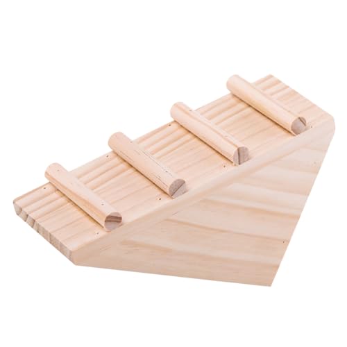 UPKOCH Hamsterleiter Hamster hamsterspielzeug Chinchilla Hamster Hideout Ladder Guinea Pig Toys Und Barsch Hamsterhaus Zubehör dekorative Chinchilla-Leiter Holz von UPKOCH
