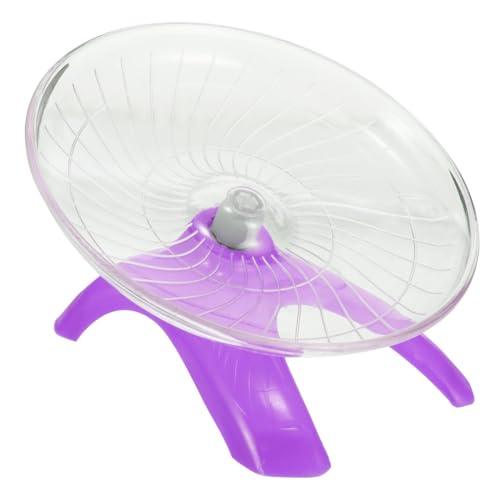 UPKOCH Hamsterrad Für Rennmäuse Und Silent Hamster Running Wheel Für Kleine Nagetiere Transparent Käfigzubehör Für Chinchillas Und Zwerghamster von UPKOCH