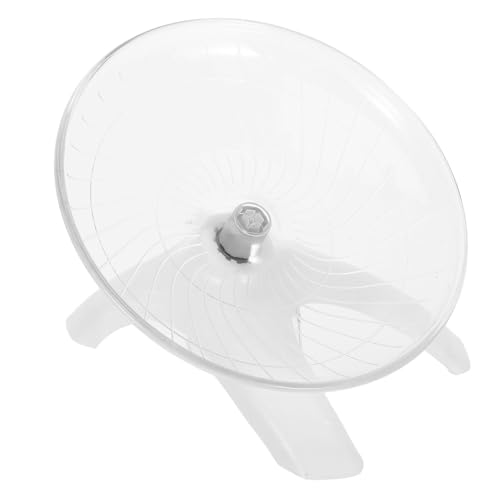 UPKOCH Hamsterrad Saucer Laufrad Leises Nagerspielzeug Sicherer Käfig Halterung für Hamster Zwerghamster Rennmäuse Igel Kleine Haustiere Geeignet Stabil und Geräuscharm von UPKOCH