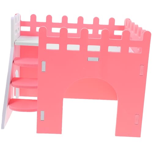 UPKOCH Hamsterversteck Haus aus PVC Beißfestes Großes Kleintierversteck mit Rampe Vielseitiges Schlafhaus und Versteckspielzeug für Hamster und Kleine Nager Pinkes Nagerhaus UPKOCH Hamsterversteck Haus aus PVC Beißfestes Großes Kleintierversteck mit Rampe Vielseitiges Schlafhaus und Versteckspielzeug für Hamster und Kleine Nager Pinkes Nagerhaus von UPKOCH