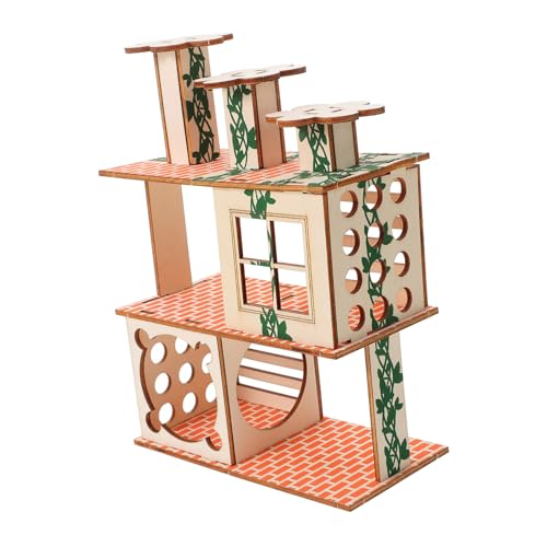UPKOCH Hamstervilla Mit Rampe Großes Mehrkammer Hamsterversteck Aus Holz Für Kleintiere Gemütlicher Rückzugsort Für Hamster Und Meerschweinchen Zu Reinigen Und Pflegen UPKOCH Hamstervilla Mit Rampe Großes Mehrkammer Hamsterversteck Aus Holz Für Kleintiere Gemütlicher Rückzugsort Für Hamster Und Meerschweinchen Zu Reinigen Und Pflegen von UPKOCH