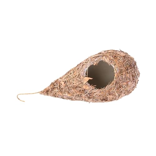 UPKOCH Handgewebtes Vogelnest aus Natürlichem Gras Hängendes Brutnest mit Rauer Oberfläche für Bessere Belüftung Langlebiges Sicheres Material für Kleine Vögel und Naturliebhaber UPKOCH Handgewebtes Vogelnest aus Natürlichem Gras Hängendes Brutnest mit Rauer Oberfläche für Bessere Belüftung Langlebiges Sicheres Material für Kleine Vögel und Naturliebhaber von UPKOCH