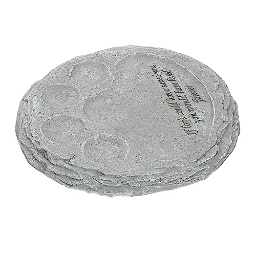 UPKOCH Haustier Grabstein aus Harz mit Pfotendesign Kreative Gedenkdekoration für Langlebiger Gedenkstein für Garten zur Erinnerung an Geliebte Haustiere Rockfarben UPKOCH Haustier Grabstein aus Harz mit Pfotendesign Kreative Gedenkdekoration für Langlebiger Gedenkstein für Garten zur Erinnerung an Geliebte Haustiere Rockfarben von UPKOCH