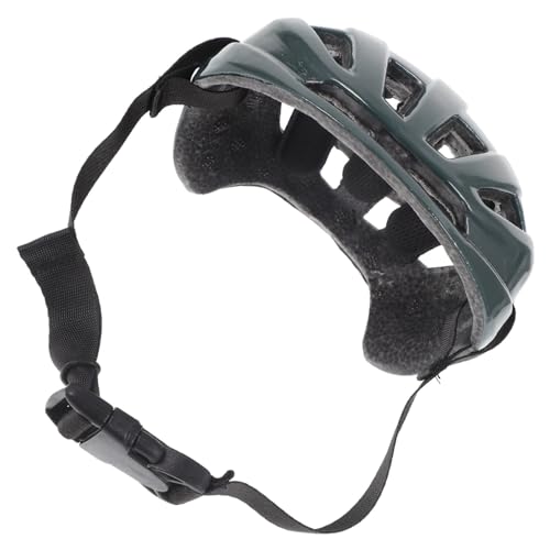 UPKOCH Haustier Hut hundehelm hundefressnäpfe Haustierhelmdesign hundeaccessoires Motorradhelm einstellbar Hundemütze Heimtierbedarf Helm für Haustierpartys Plastik Dark Grey von UPKOCH