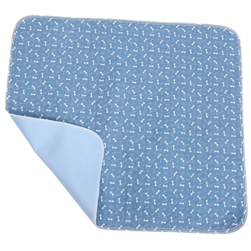 UPKOCH Pads Für Hunde Urin Waschbare Pet Pee Matte Mit Knochenmuster Hochwertiges Wasserabsorbierend rutschfest Trainingspad Für Haustier-Toilette von UPKOCH