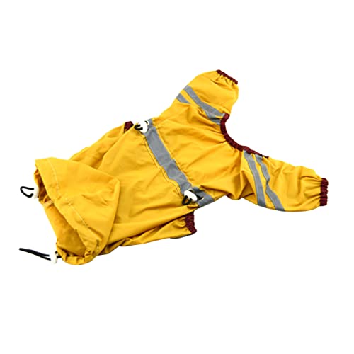 UPKOCH Haustier Regenmantel Für Kleine Slicker Mit Reflektierenden Streifen Für Pomeranian Und Ähnliche Gelb UPKOCH Haustier Regenmantel Für Kleine Slicker Mit Reflektierenden Streifen Für Pomeranian Und Ähnliche Gelb von UPKOCH