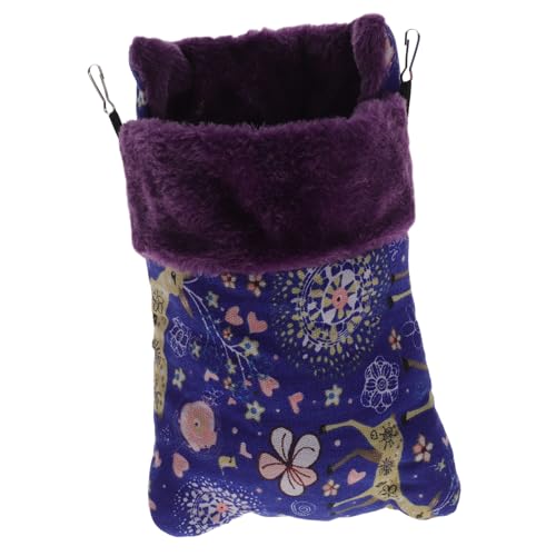 UPKOCH Haustier Schlafsack für Hamster und Kleine Tiere Bequeme und Warme Baumwoll Hängematte für Käfigzubehör für Frettchen Meerschweinchen und Blau mit Süßem Design UPKOCH Haustier Schlafsack für Hamster und Kleine Tiere Bequeme und Warme Baumwoll Hängematte für Käfigzubehör für Frettchen Meerschweinchen und Blau mit Süßem Design von UPKOCH