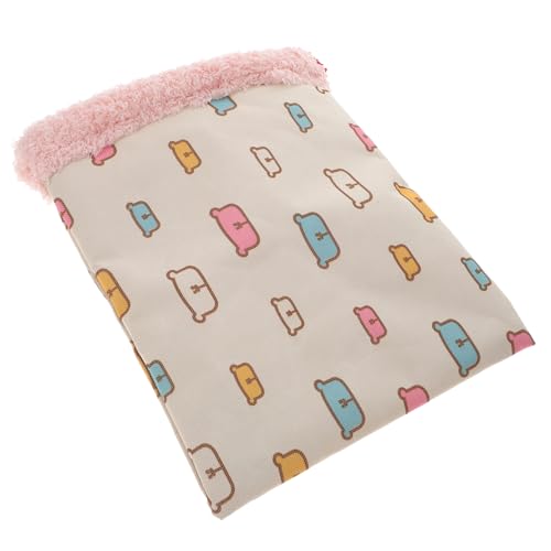 UPKOCH Haustier Schlafsack für Kleine Warmes Nest für Hamster Ratten Weiche Wickeldecke Tragbar Gemütlich Zufällige für Sofa Auto von UPKOCH