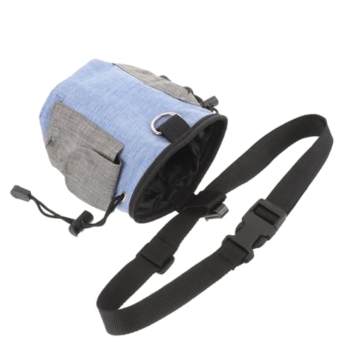 UPKOCH Haustier Tasche behandeln Leckerlibeutel für das Training Tasche für Hundesnacks groß Leckerlibeutel für das Hundetraining Tasche für Hundespaziergang Oxford-Stoff Himmelblau von UPKOCH