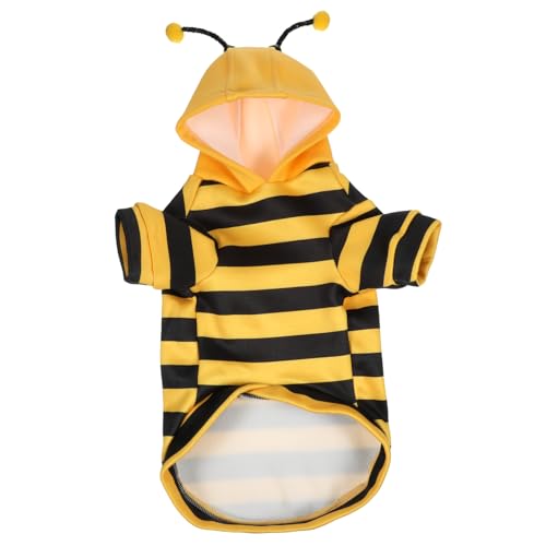 UPKOCH Haustier warme Kleidung Biene Kostüm Hund Hundekostüm Biene Haustier Custom für Halloween Hunde-Hoodie Haustier Biene Kostüm Bienenkostüm für Katze Polyester Yellow UPKOCH Haustier warme Kleidung Biene Kostüm Hund Hundekostüm Biene Haustier Custom für Halloween Hunde-Hoodie Haustier Biene Kostüm Bienenkostüm für Katze Polyester Yellow von UPKOCH