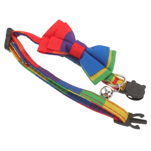 UPKOCH Haustierhalsband Hund süß klein einstellbar Körperpflege seidenband Ribbon Party mitgebsel katzenhalsband hochzeitstruhe bandfeile Krawattenkragen Katzenhalsbänder Stoff Colorful von UPKOCH