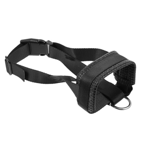 UPKOCH Haustiermaske Nylon Hundemündung Schutzmaulkorb für Hunde bequemer Hundemaulkorb atmungsaktiver Maulkorb für das Hundetraining Vorbeugung gegen Hundebisse kleine Schwarz UPKOCH Haustiermaske Nylon Hundemündung Schutzmaulkorb für Hunde bequemer Hundemaulkorb atmungsaktiver Maulkorb für das Hundetraining Vorbeugung gegen Hundebisse kleine Schwarz von UPKOCH