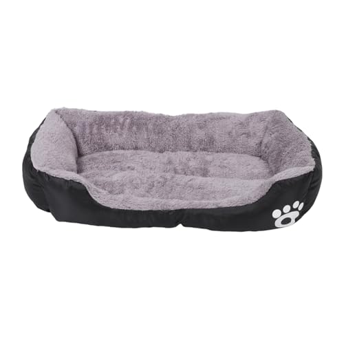 UPKOCH Haustierzwinger Hundebett Haustierbetten Für Mittelgroße Hunde Welpenbett Hundesofa Braunes Hundebett Kleines Haustierbett Großes Quadratisches Katzenbett Kleines Katzenbett von UPKOCH