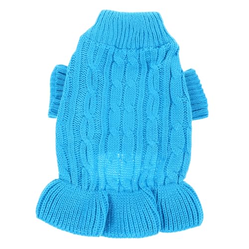 UPKOCH Hochwertiger Hundepullover Winter Warm Turtleneck Bequeme Strickjacke für Kleine Hunde Stylisches Haustierkleidungsstück und Langlebig für Kalte Jahreszeiten UPKOCH Hochwertiger Hundepullover Winter Warm Turtleneck Bequeme Strickjacke für Kleine Hunde Stylisches Haustierkleidungsstück und Langlebig für Kalte Jahreszeiten von UPKOCH