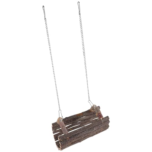 UPKOCH Hamster Holz Schaukelspielzeug Hängematte für Kleintiere Sicheres Kletterspielzeug aus Holz für Hamster und Chinchillas zur Zahnpflege und Beschäftigung UPKOCH Hamster Holz Schaukelspielzeug Hängematte für Kleintiere Sicheres Kletterspielzeug aus Holz für Hamster und Chinchillas zur Zahnpflege und Beschäftigung von UPKOCH