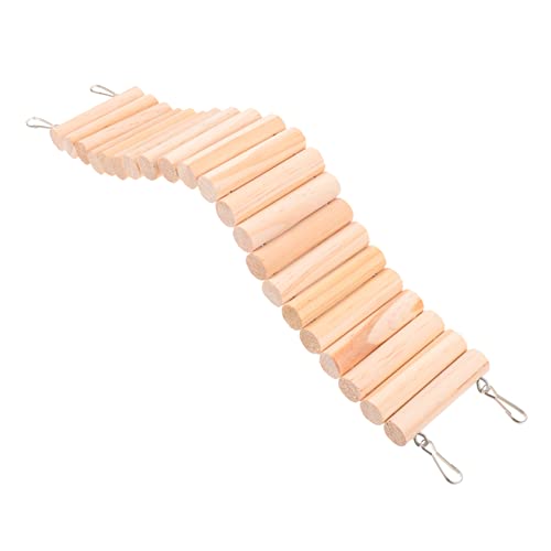 UPKOCH Hölzerne Hamster Kletterleiter Sicheres und Langlebiges für Hamster und Meerschweinchen Multifunktionale Trainingshilfe für Haustiere für Käfige und Spielspaß von UPKOCH
