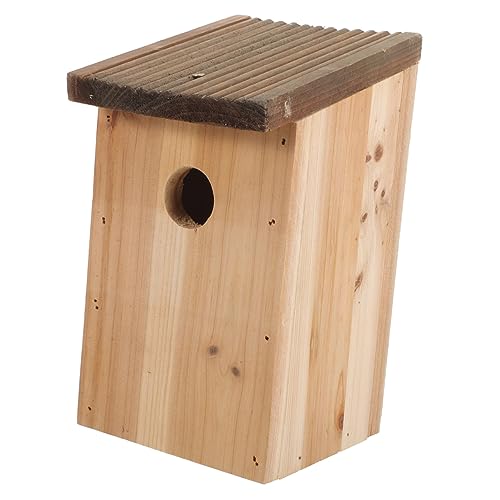 UPKOCH Hölzernes Vogelhaus für Nymphensittiche Wetterfestes Nistkasten im Freien für Garten und Hinterhof Geburtstagsgeschenk UPKOCH Hölzernes Vogelhaus für Nymphensittiche Wetterfestes Nistkasten im Freien für Garten und Hinterhof Geburtstagsgeschenk von UPKOCH