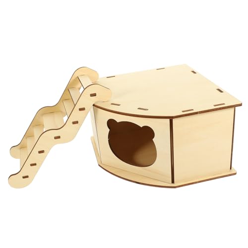 UPKOCH Holz Hamsterhaus DIY mit Leiter Natürliches Langlebiges Kleintierversteck Beißfestes Nagerhaus für Hamster Meerschweinchen und Kleine Haustiere Praktisches Haustierzubehör UPKOCH Holz Hamsterhaus DIY mit Leiter Natürliches Langlebiges Kleintierversteck Beißfestes Nagerhaus für Hamster Meerschweinchen und Kleine Haustiere Praktisches Haustierzubehör von UPKOCH