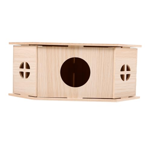 UPKOCH Holz Hamsterhaus Dreieckig Kleintier Versteck Schlafplatz für Chinchilla Degu Mäuse Nager Spielhaus für Innen Geeignet UPKOCH Holz Hamsterhaus Dreieckig Kleintier Versteck Schlafplatz für Chinchilla Degu Mäuse Nager Spielhaus für Innen Geeignet von UPKOCH
