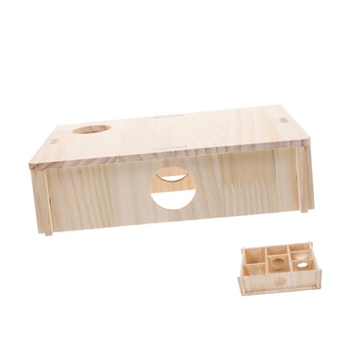 UPKOCH Holz Hamsterhaus mit Kammern Maze Design Langlebiges Kabinen für Meerschweinchen und Kleintiere Fördert Bewegung und Bietet Privaten Rückzugsort Sicher und Leicht zu Reinigen UPKOCH Holz Hamsterhaus mit Kammern Maze Design Langlebiges Kabinen für Meerschweinchen und Kleintiere Fördert Bewegung und Bietet Privaten Rückzugsort Sicher und Leicht zu Reinigen von UPKOCH