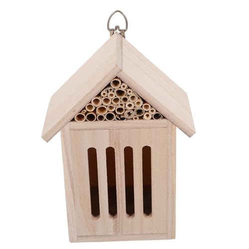 UPKOCH Holz Insektenhaus Für Garten Unterschlupf Und Nistkasten Dekorativer Holz Für Unterschlupf Für Bienen Und Naturbelassen UPKOCH Holz Insektenhaus Für Garten Unterschlupf Und Nistkasten Dekorativer Holz Für Unterschlupf Für Bienen Und Naturbelassen von UPKOCH