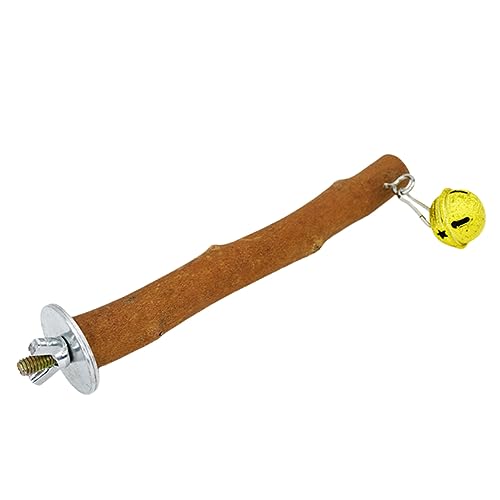 UPKOCH Holz Vogelsitzstange Für Papageien Natürlicher Standstock Mit Spielzeugglocke Für Vogelkäfige Sicher Und Langlebig Für Haustiere UPKOCH Holz Vogelsitzstange Für Papageien Natürlicher Standstock Mit Spielzeugglocke Für Vogelkäfige Sicher Und Langlebig Für Haustiere von UPKOCH