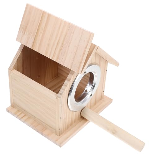 UPKOCH Holz vogelnest Breeding Box aus Holz Handgefertigtes Kleines Nest für Kleinvögel Langlebig und Sicher Geeignet für Outdoor und Vogelkäfig Natürliche Beige Zuchtbox UPKOCH Holz vogelnest Breeding Box aus Holz Handgefertigtes Kleines Nest für Kleinvögel Langlebig und Sicher Geeignet für Outdoor und Vogelkäfig Natürliche Beige Zuchtbox von UPKOCH